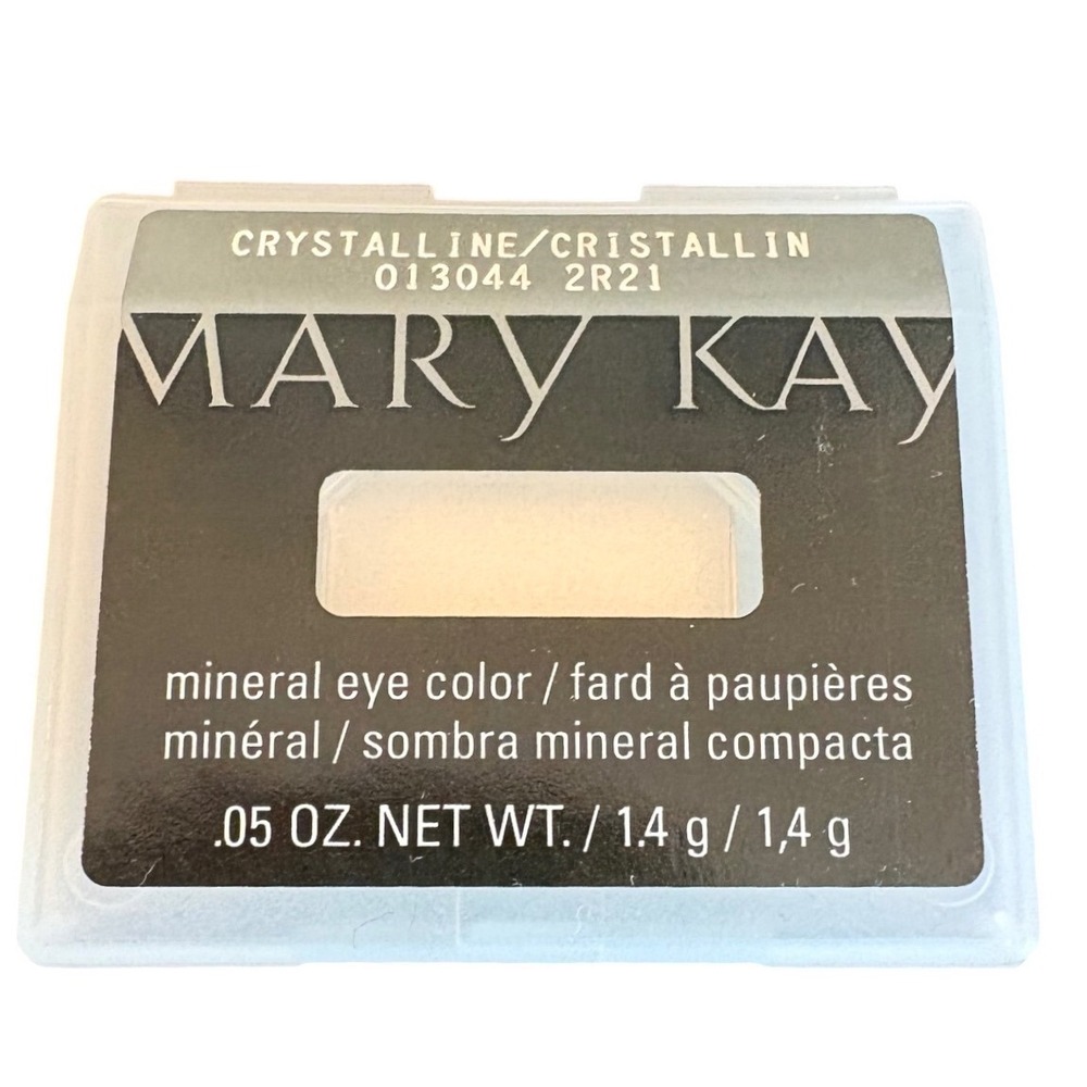 Mary Kay Mineral Eyeshadow Crystalline Silvery Sparkle 013044 .05 OZ *NEW*